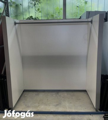 Nyitott gardrób ,ruhásszekrény, 180x180 cm - használt bútor