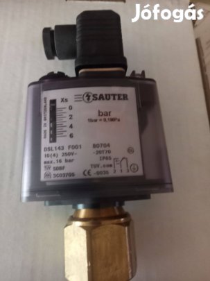 Nyomáskapcsoló Sauter 0-6 bar
