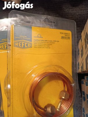 Nyomáskapcsoló, kaplilláris cső, réz idomok