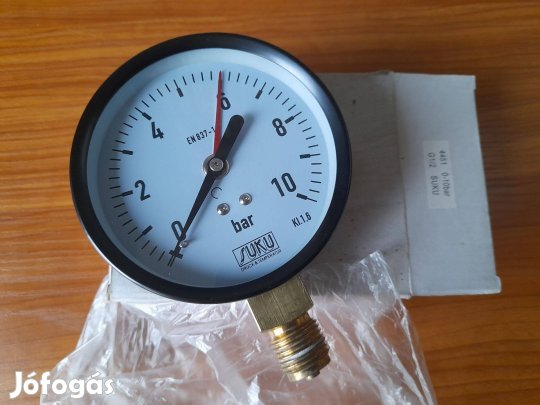 Nyomásmérő- manométer / M-100/R - 0-6 bar - Suku