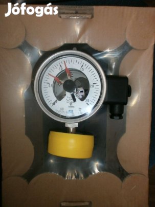 Nyomásmérő szabályzó riasztócsatlakozással új Wika ( 4457)