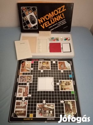 Nyomozz velünk! retro társasjáték