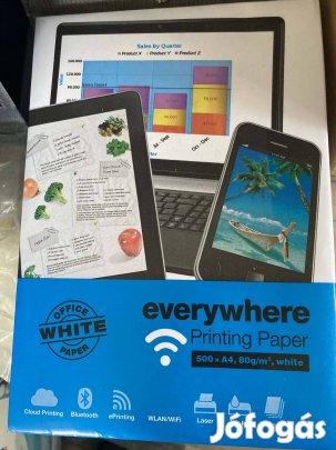 Nyomtatásra papír, bontatlan csomagolásban Eladó