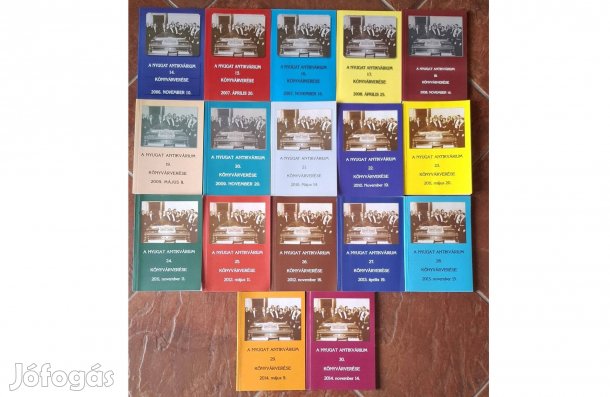 Nyugat antikvárium aukciós katalógusai