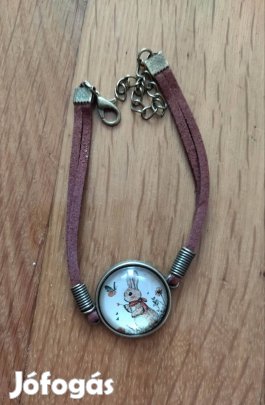 Nyúl, nyuszi medálos karkötő