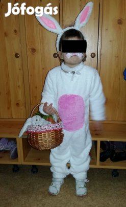 Nyuszi jelmez plüss saját készítésű