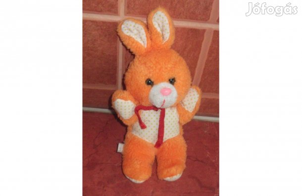 Nyuszi plüss narancssárga