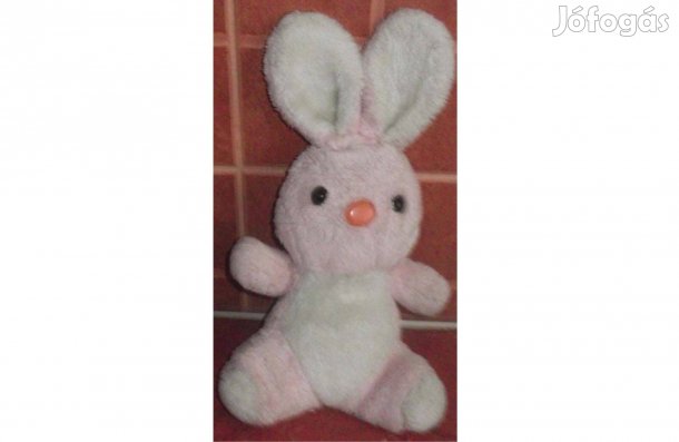 Nyuszi plüss rózsaszín 32 cm