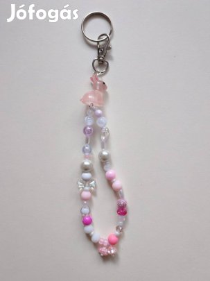 Nyuszis kulcstartó,telefondísz,táskadísz