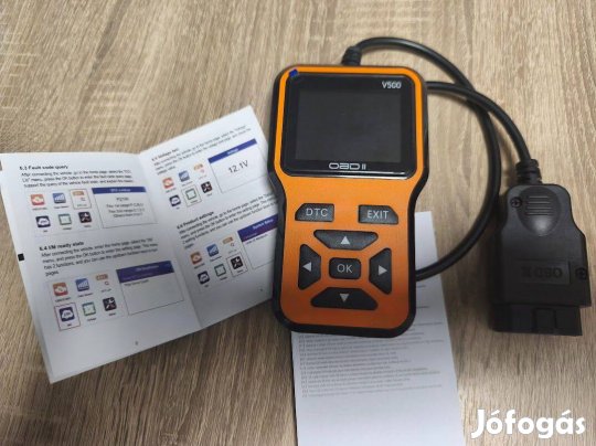 OBD 2 V500 Autó diagnosztika hibakód olvasó törlő