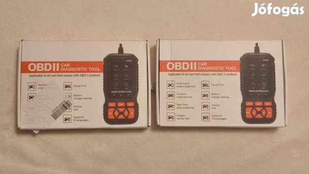 OBD 2 V520 Autó diagnosztika hibakód olvasó törlő