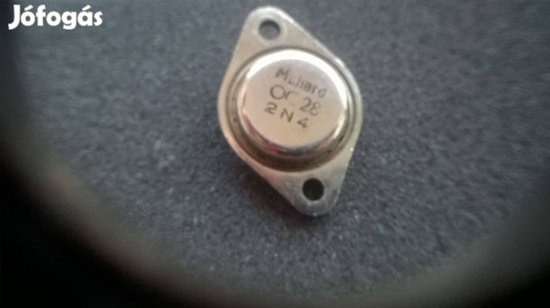 OC 28 Mullard tranzisztor , germánium , bontott , eredeti