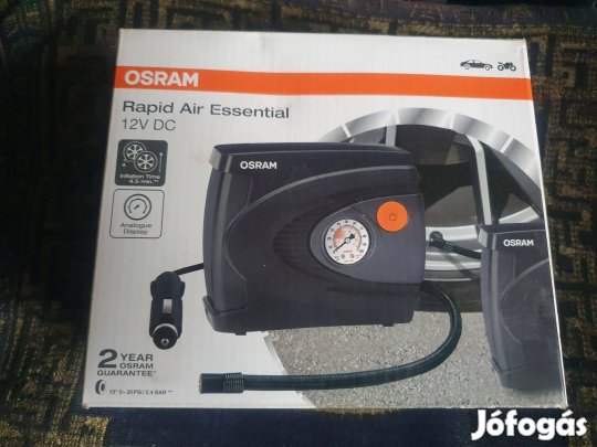 OSRAM Autókerék és matracpumpa kompresszor -12V szivargy. OTI610