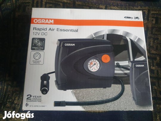 OSRAM Autókerék és matracpumpa kompresszor -12V szivargy. OTI610