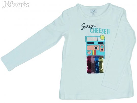 OVS Új (címkés) Lány Hosszú ujjú felső (Méret: 116)