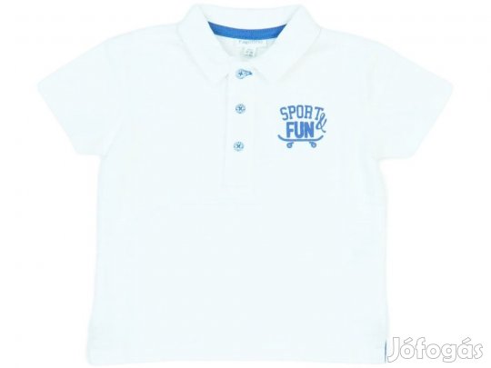 OVS - Fagottino Új (címkés) Fiú Galléros póló (Méret: 86)