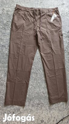 OVS vékony vászon barna nagy méretű nadrág 52-es, új, címkés
