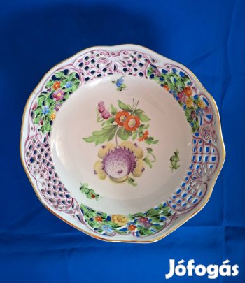 Ó Herendi áttört dísztál!