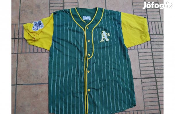 Oakland Athletics pulóver baseball mez XL XXL 2XL