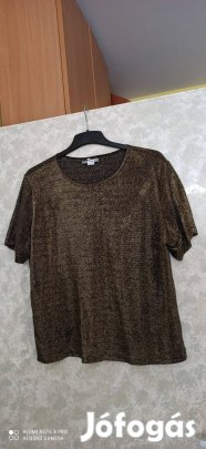 Óarany színű rövid ujjú felső 48-50-es