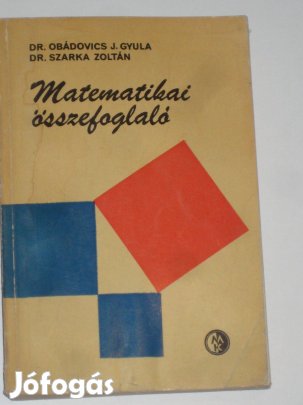 Obádovics - Szarka Matematikai összefoglaló
