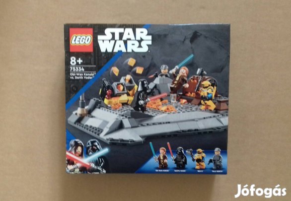 Obi-Wan Kenobi: bontatlan Star Wars LEGO 75334 vs Darth Vader utánvét