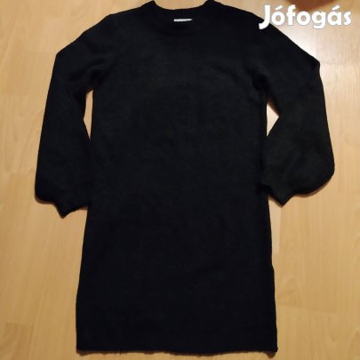 Object csinos fekete női kötött ruha S