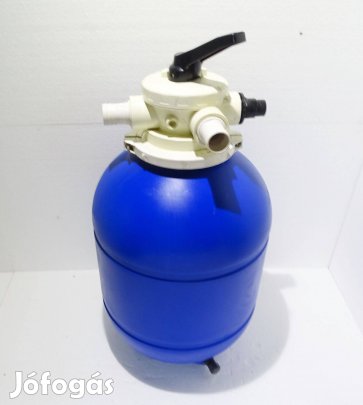 Ocean medence homokszűrő tartály váltószeleppel kék