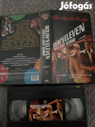 Ocean s eleven tripla vagy semmi vhs kistok akció 