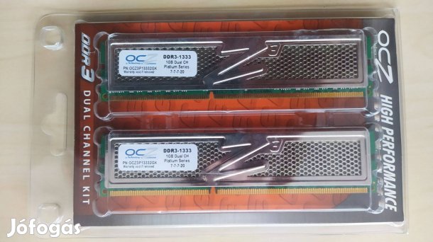 Ocz DDR3 1333MHz 1333 MHz 2 x 1 GB RAM CL7