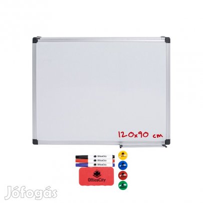 OfficeCity mgnestbla alumnium kerettel 90x120 cm (WB120x90 )