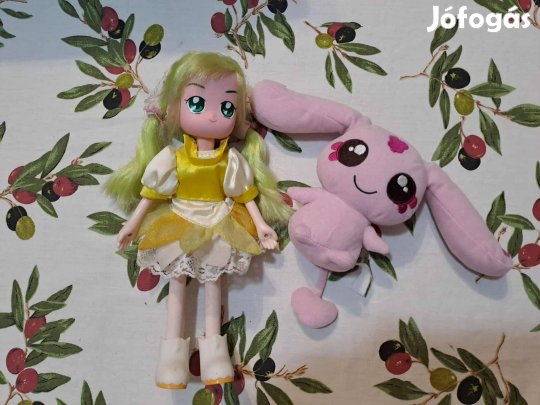 Ojamajo Doremi Momoko Bandai anime baba és Mapple plüss