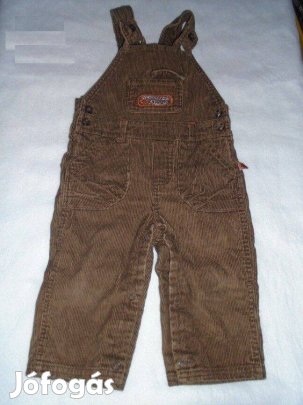 Okay barna kantáros nadrág 6-9 hó (méret 74)