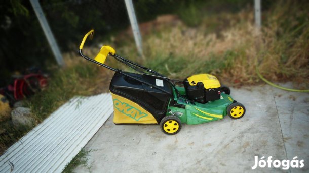 Okay önjáró, önindítós fűnyíró (Szervizelt)