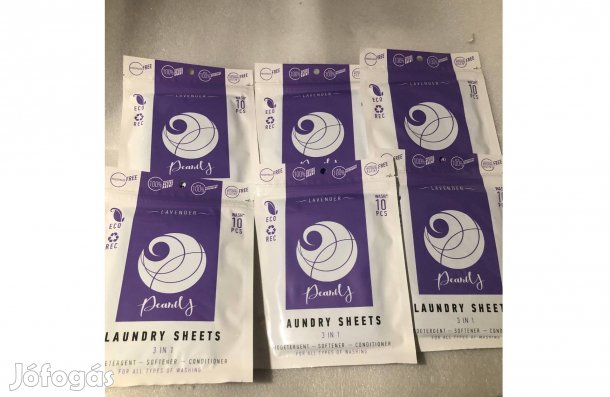 Ökobarát Mosólap Mosószer lap 3 az 1-ben - levendula illatú - 60 db