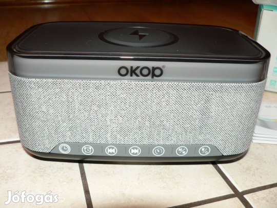 Okop KP-559 rádiós óra telefontöltővel (vadi új állapotban)