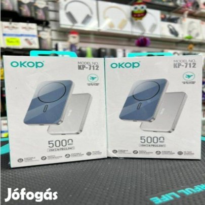 Okop KP-712 Magsafe Power Bank Vezeték nélküli gyorstöltés iphone