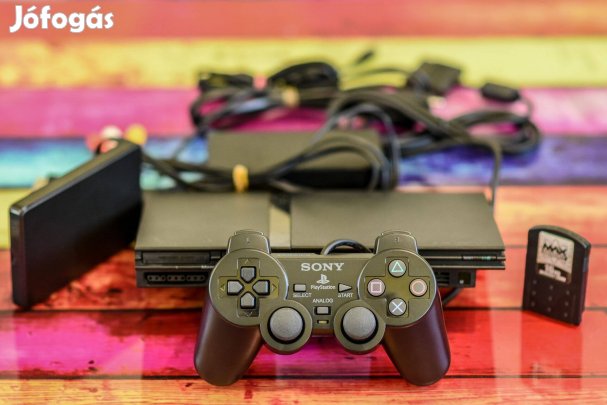 Okos Playstation 2 PS2 Softmod cfw chip + 200 PS játék + 5000 retro!