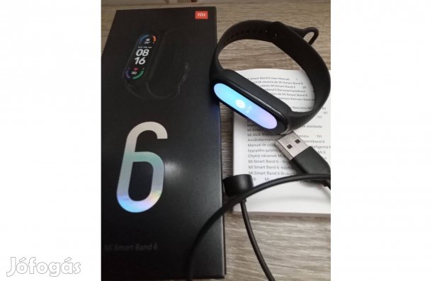 Okos karkötő Xiaomi Mi Band 6 aktivitásmérő okos karkötő eladó!