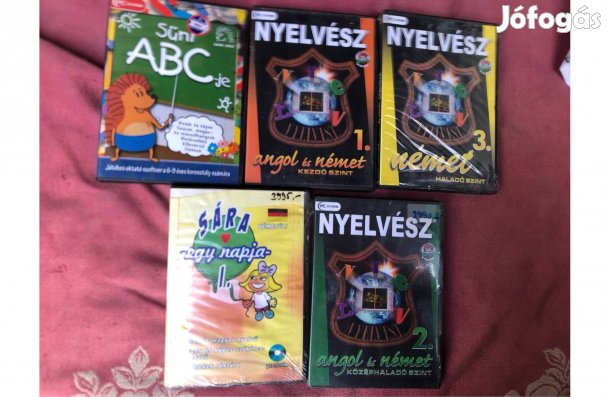 Oktató pc Cd, számítógépes nyelvész Cd 1500 Ft /db