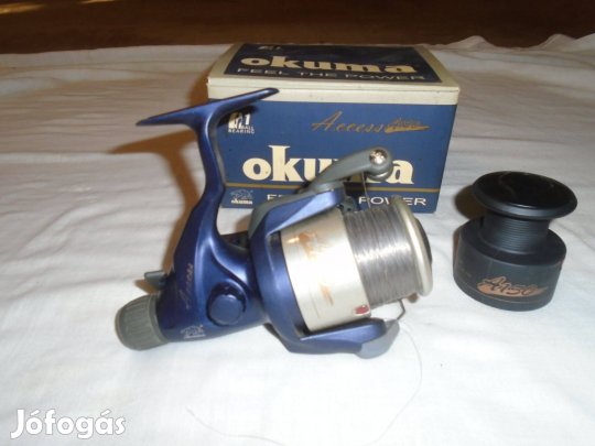 Okuma Access A 150 horgászorsó pot dobbal dobozábam