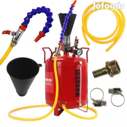 Olajbetöltő pneumatikus-levegős mobil 10 literes