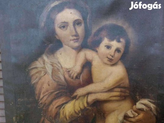 Olajfestmény Knapp Emilné Festő Egyházi 51x62cm