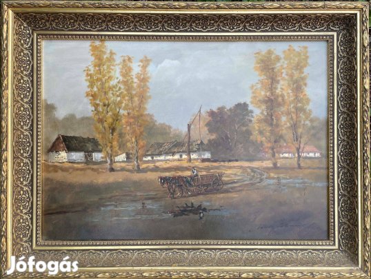 Olajfestmény Vécsey kolomanus Kálmán