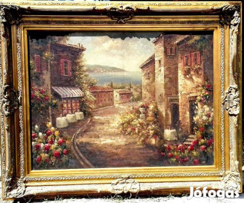 Olajfestmény nagy méretű(!), múlt századi, Keszthelyen eladó!