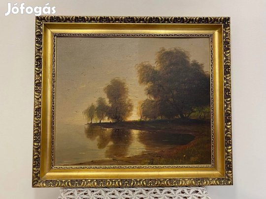 Olajfestmény vászonra - Őszi táj