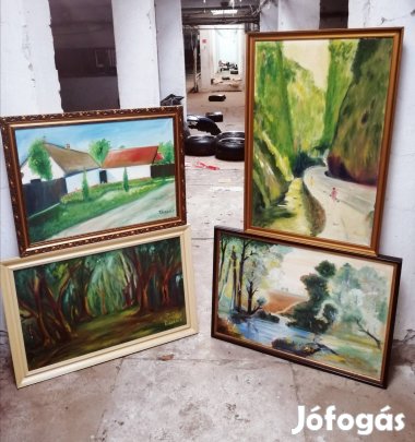 Olajfestmenyek surgosen elado helyhiany miatt!