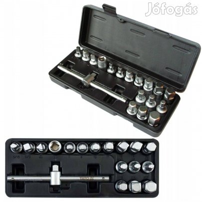 Olajleeresztő készlet 18 részes 3/8" Yt-0599