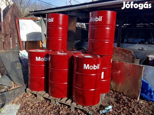 Olajos hordó, 208 liter.