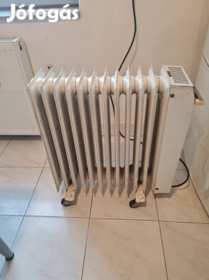 Olajradiátor 500W, 1000W, 1500W fokozatok